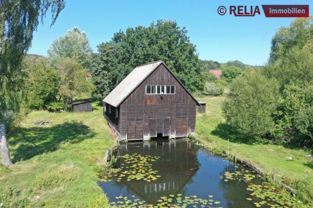 17139 Malchin - Traumhaftes Wassergrundstück mit Bootshaus am Malchiner See